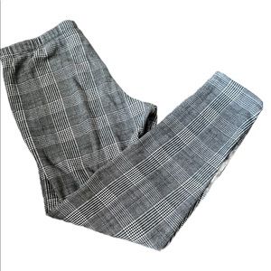 Arizona girls plaid fleece lined leggings